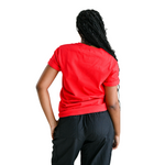 Women's Nebraska Huskers Hanson Brushed T-Shirt - RED