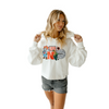 Women's Nebraska Huskers Layer Patch Hoodie - WHITE