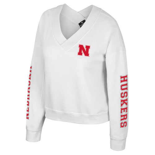 Women's Nebraska Huskers Oh Crepe Fleece - NEBRASKA