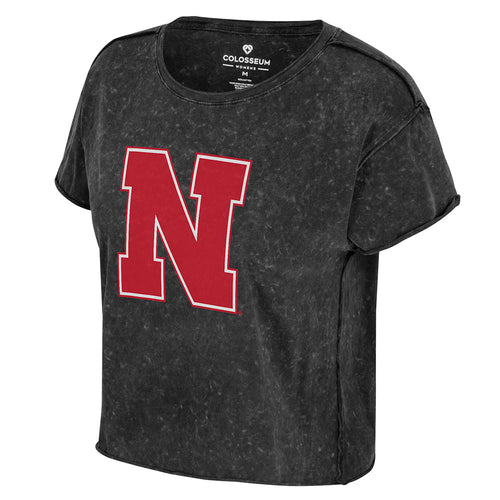 Women's Nebraska Huskers Playing The Field T-Shirt - NEBRASKA
