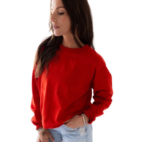 Women's Nebraska Huskers Ritter Sweatshirt - RED
