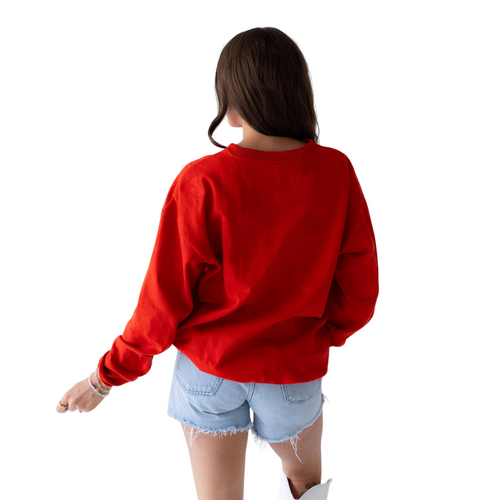 Women's Nebraska Huskers Ritter Sweatshirt - RED