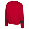 Women's Nebraska Huskers Splashy Crew Fleece - NEBRASKA