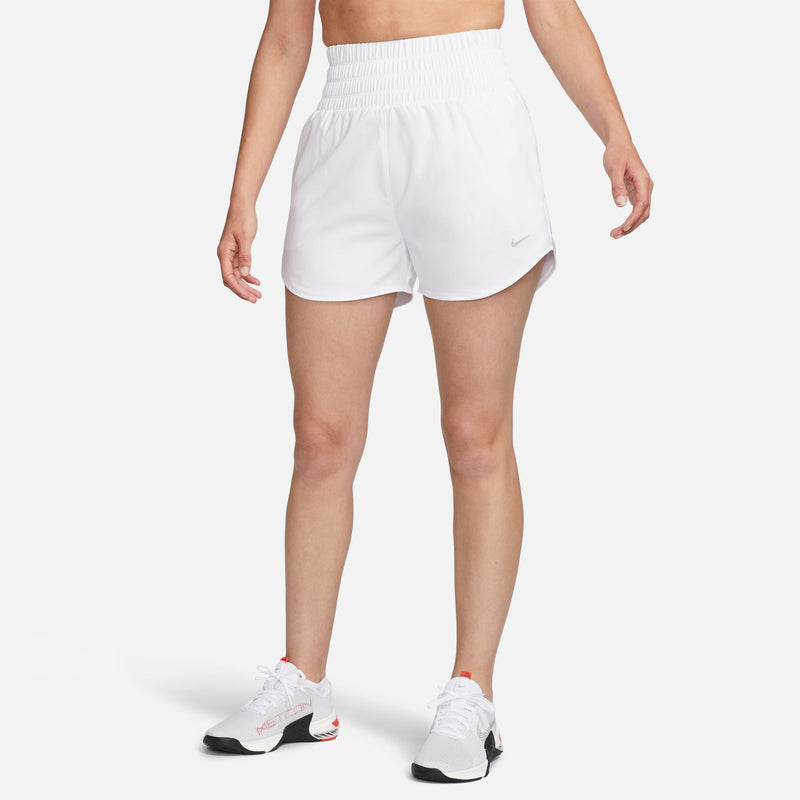 Women's Nike 3" Dri-FIT One High-Waisted Shorts - 100 - WHITE/BLACK