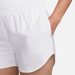 Women's Nike 3" Dri-FIT One High-Waisted Shorts - 100 - WHITE/BLACK
