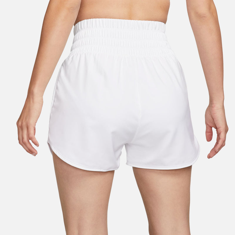Women's Nike 3" Dri-FIT One High-Waisted Shorts - 100 - WHITE/BLACK