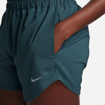 Women's Nike 3" Dri-FIT One High-Waisted Shorts - 328 - DEEP JUNGLE