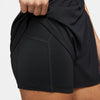 Women's Nike 3" One High-Waisted 2-In-1 Short - 010 - BLACK