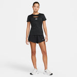 Women's Nike 3" One High-Waisted 2-In-1 Short - 010 - BLACK