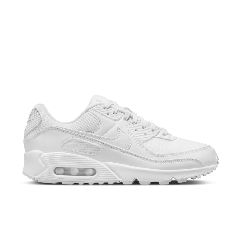 Women's Nike Air Max 90 - 100 - WHITE/BLACK