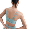 Women's Nike Alate Trace Light-Support Strappy Sports Bra - 017 - CANNON BLUE