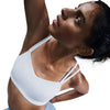 Women's Nike Alate Trace Light-Support Strappy Sports Bra - 100 - WHITE/BLACK