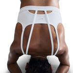 Women's Nike Alate Trace Light-Support Strappy Sports Bra - 100 - WHITE/BLACK