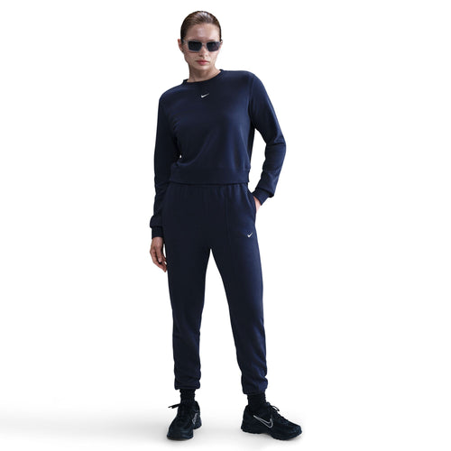 Women's Nike Chill French Terry Sweatpants - 410 - MIDNIGHT
