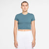 Women's Nike Chill Knit Crop T-Shirt - 006SBLUE