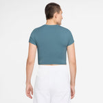 Women's Nike Chill Knit Crop T-Shirt - 006SBLUE