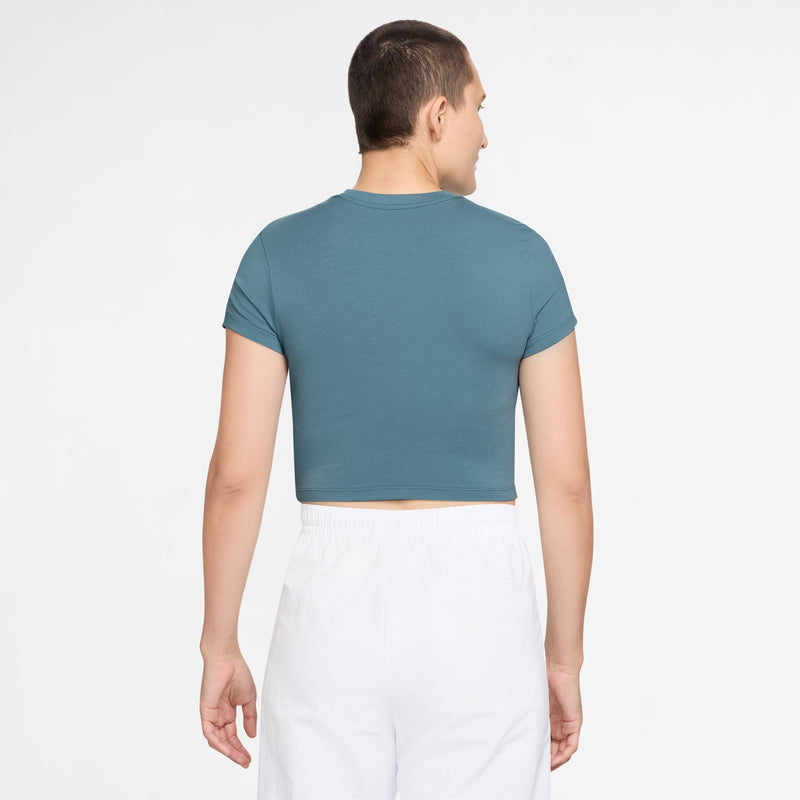 Women's Nike Chill Knit Crop T-Shirt - 006SBLUE