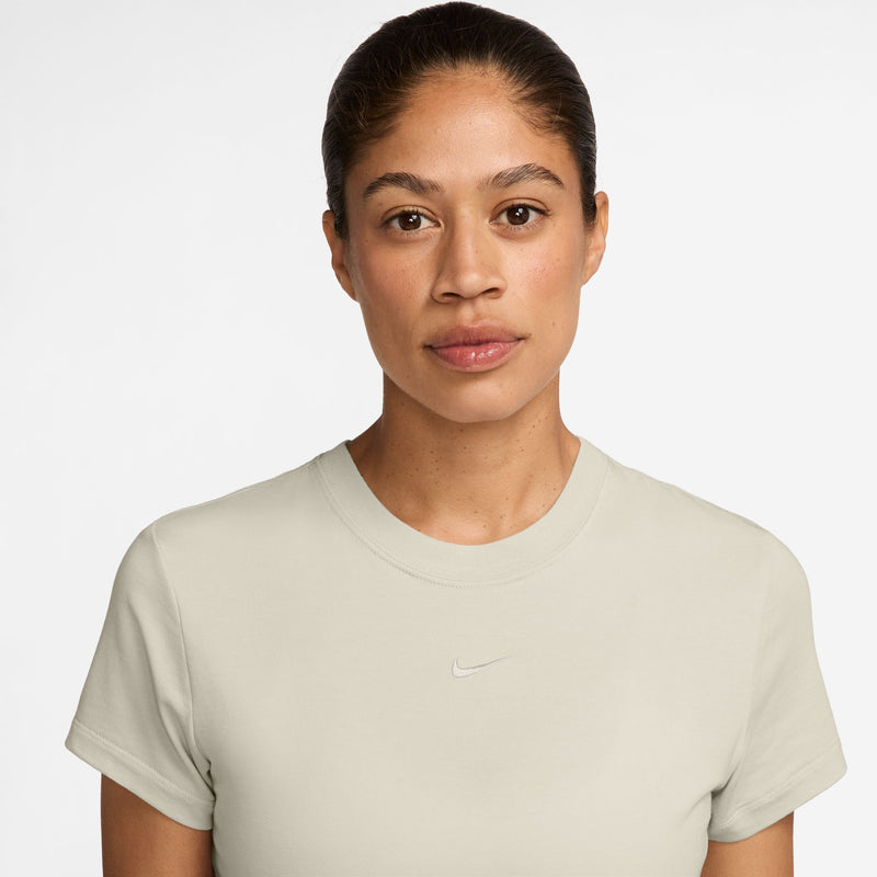 Women's Nike Chill Knit Crop T-Shirt - 072LBONE