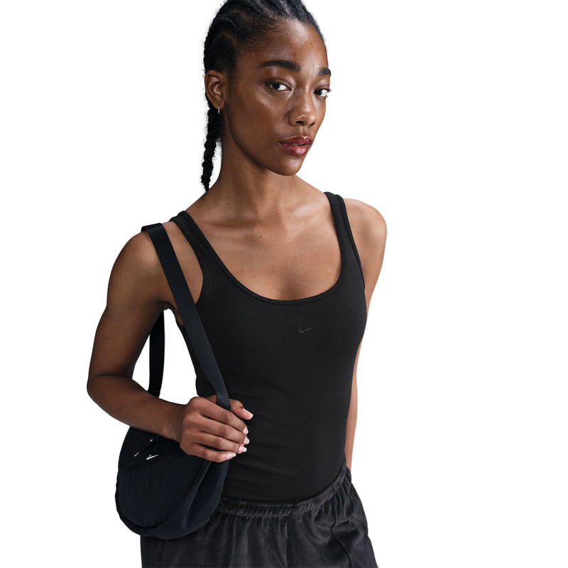 Women's Nike Chill Knit Tank Top - 011 - BLACK