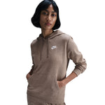 Women's Nike Club Fleece Hoodie - 214MINK