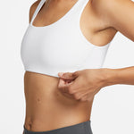 Women's Nike Dri-FIT Alate All U Sports Bra - 100 - WHITE/BLACK