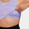 Women's Nike Dri-FIT Swoosh Tank Bra - 512LILAC