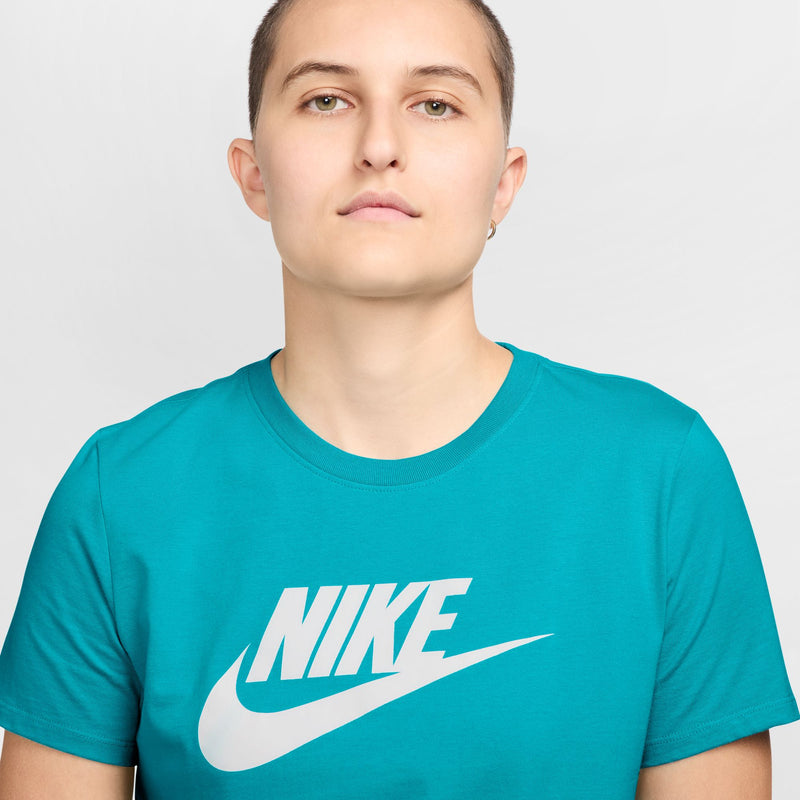 Women's Nike Essentials Icon Futura T-Shirt - 345 - DUSTY CACTUS