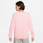 Women's Nike Fleece Crew-Neck Sweatshirt - 690MPINK