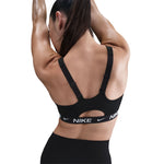 Women's Nike Indy High Support Zip-Front Sports Bra - 010 - BLACK