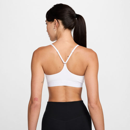 Women's Nike Indy Sports Bra - 100 - WHITE/BLACK