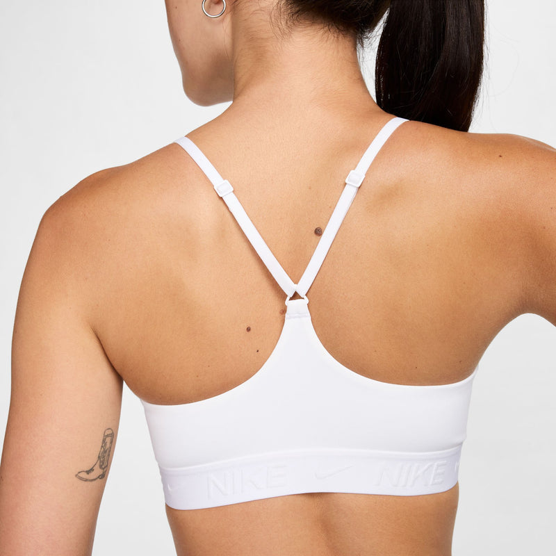 Women's Nike Indy Sports Bra - 100 - WHITE/BLACK