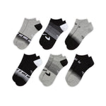Women's Nike Lightweight No-Show 6-Pack Socks - 900 GREY