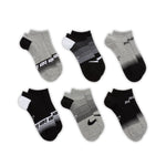 Women's Nike Lightweight No-Show 6-Pack Socks - 900 GREY