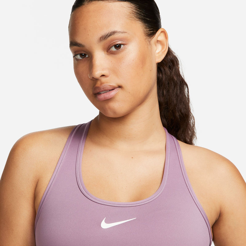 Women's Nike Medium Support Swoosh Bra - 536VIOLE