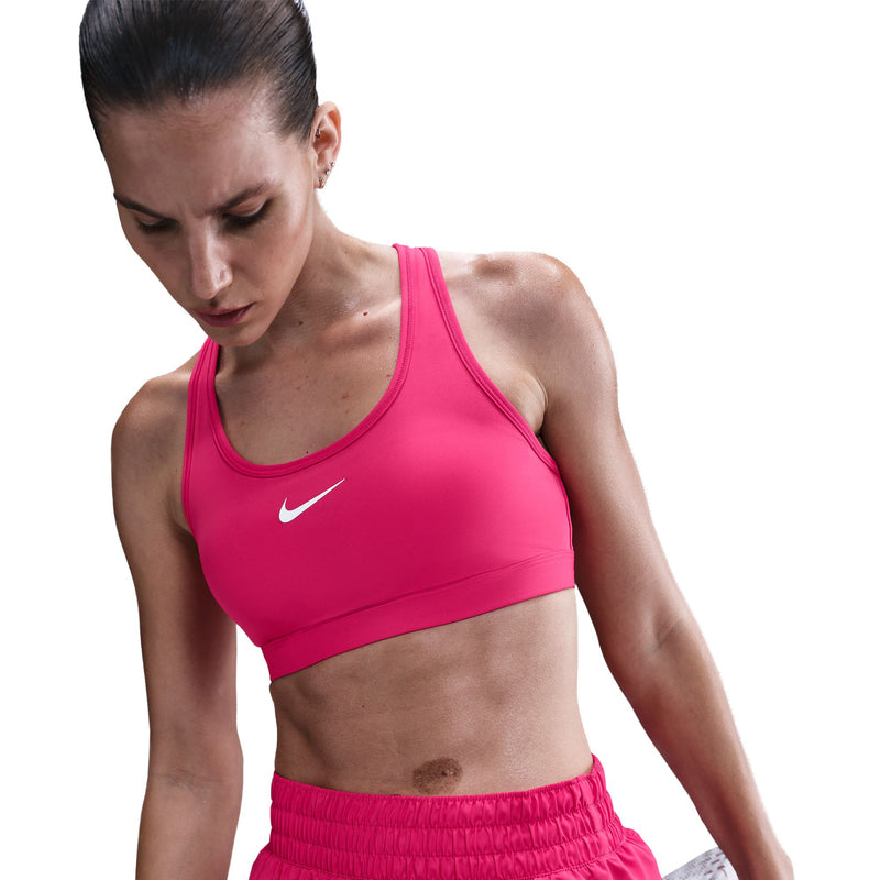 Women's Nike Medium Support Swoosh Bra - 666RSHPK