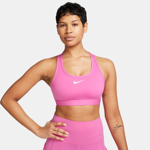 Women's Nike Medium Support Swoosh Bra - 675PLPIN