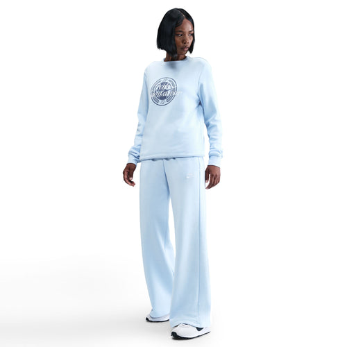 Women's Nike Mid-Rise Wide-Leg Sweatpants - 441CELES
