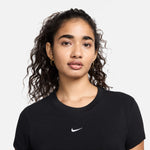 Women's Nike NSW Chill Knit T-Shirt - 010 - BLACK
