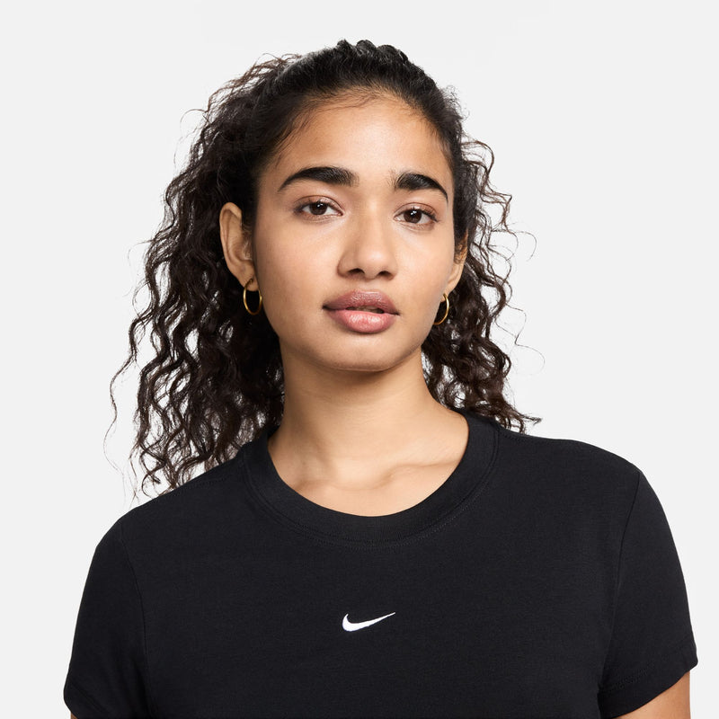 Women's Nike NSW Chill Knit T-Shirt - 010 - BLACK