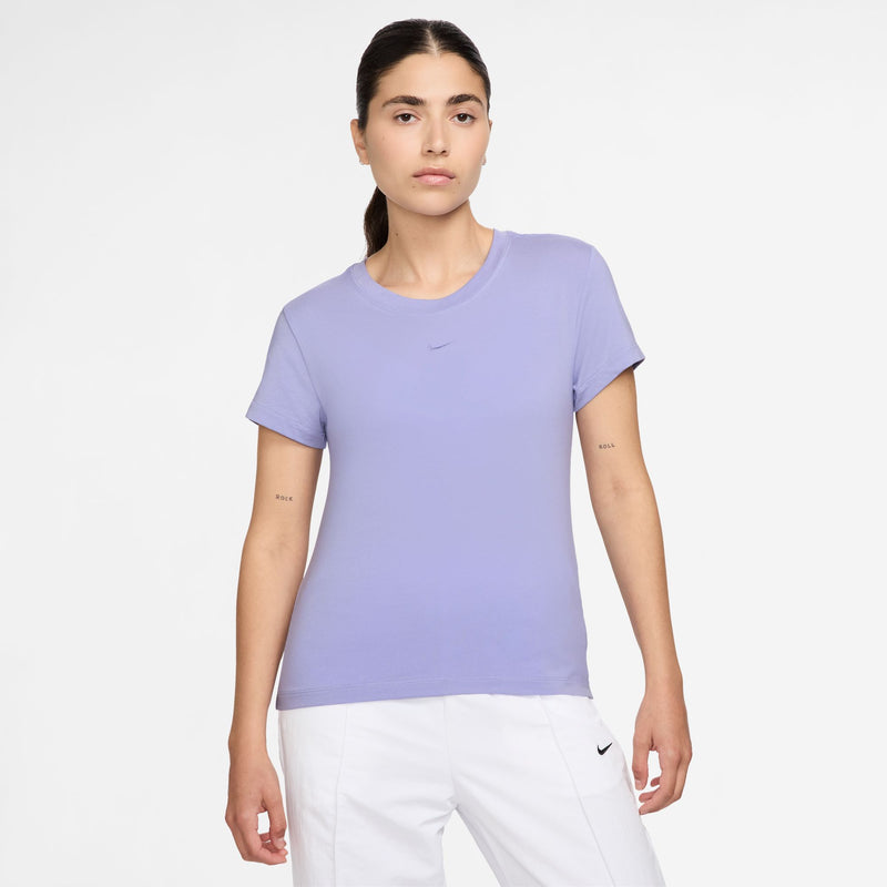 Women's Nike NSW Chill Knit T-Shirt - 533LILAC