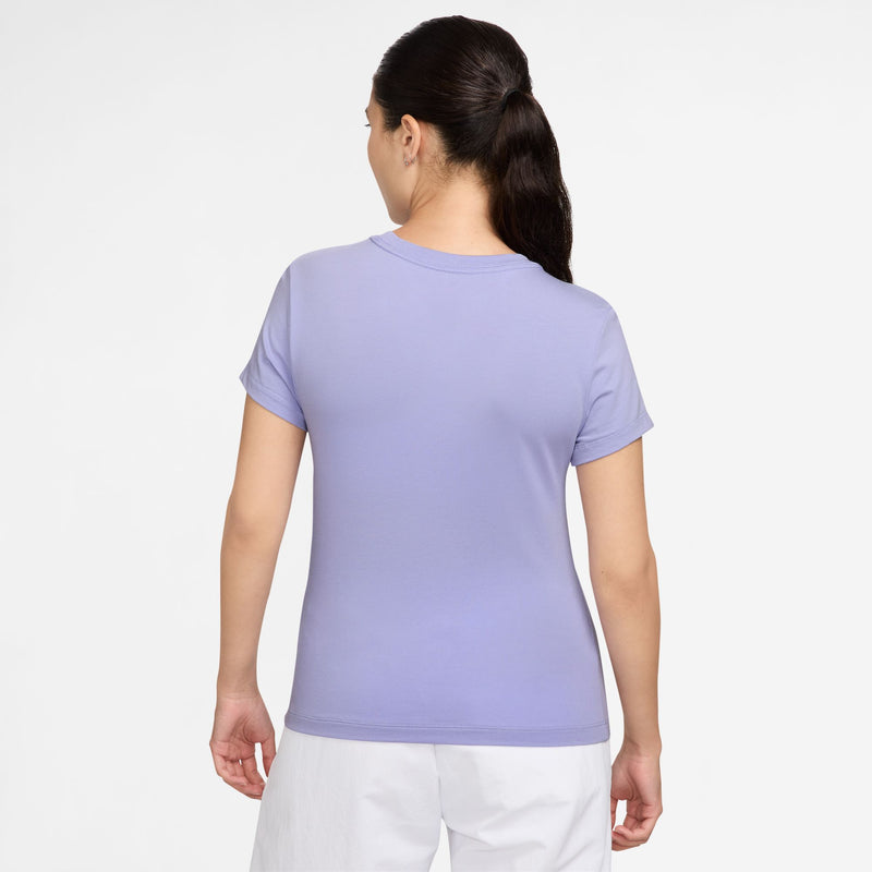 Women's Nike NSW Chill Knit T-Shirt - 533LILAC