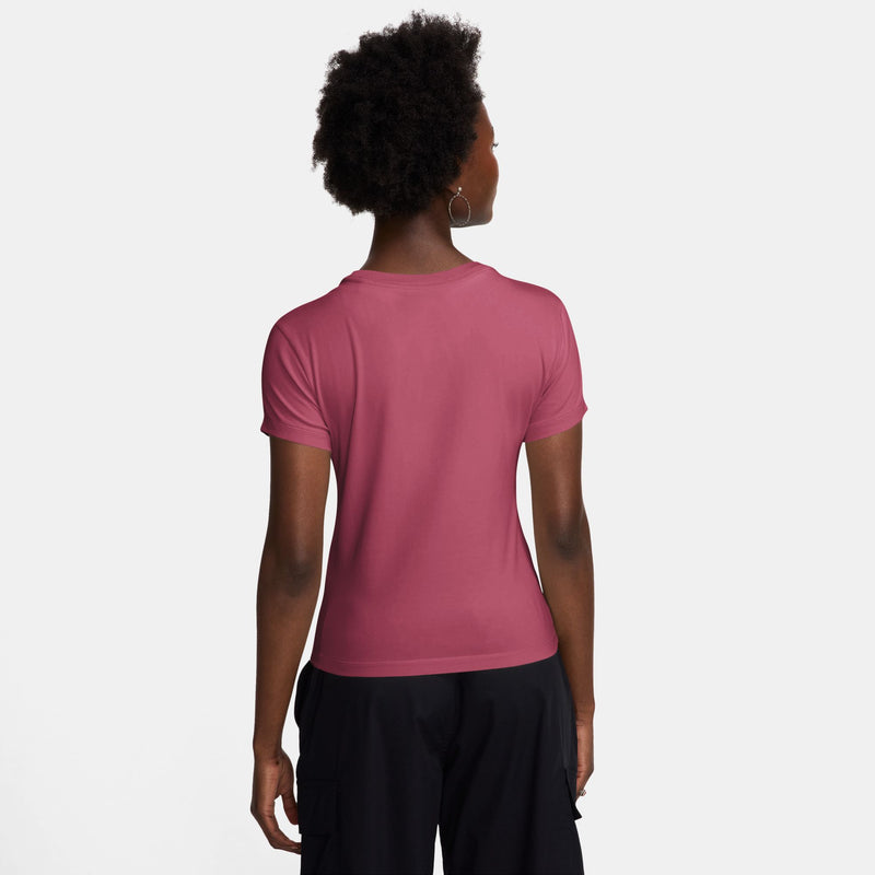 Women's Nike NSW Chill Knit T-Shirt - 634 - SWEET BEET