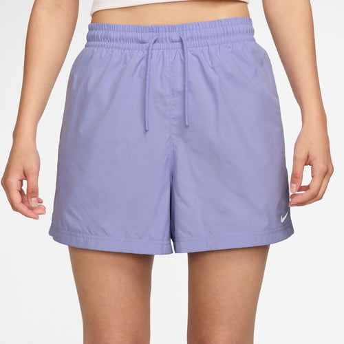 Women's Nike NSW Classic Woven Mid-Rise Short - 533LILAC