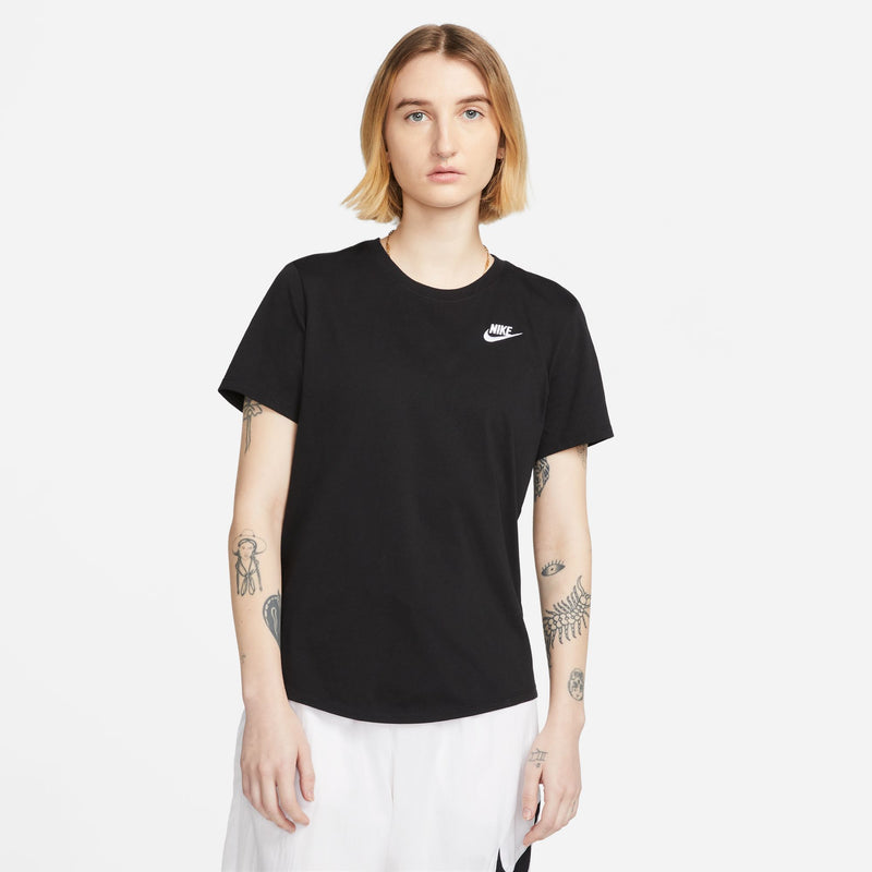 Women's Nike NSW Club Essentials T-Shirt - 010 - BLACK