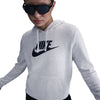 Women's Nike NSW Club Graphic Fleece Hoodie - 051 - BIRCH