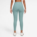 Women's Nike One High-Waisted 7/8 Leggings - 017 - CANNON BLUE