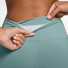 Women's Nike One High-Waisted 7/8 Leggings - 017 - CANNON BLUE
