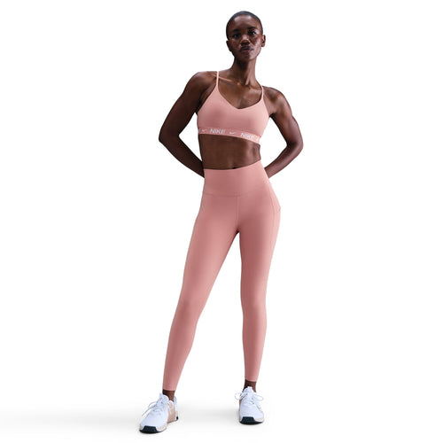 Women's Nike One High-Waisted 7/8 Leggings - 685 - RUST PINK
