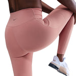 Women's Nike One High-Waisted 7/8 Leggings - 685 - RUST PINK