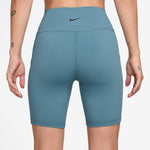 Women's Nike One High-Waisted 8" Biker Shorts - 008SBLUE